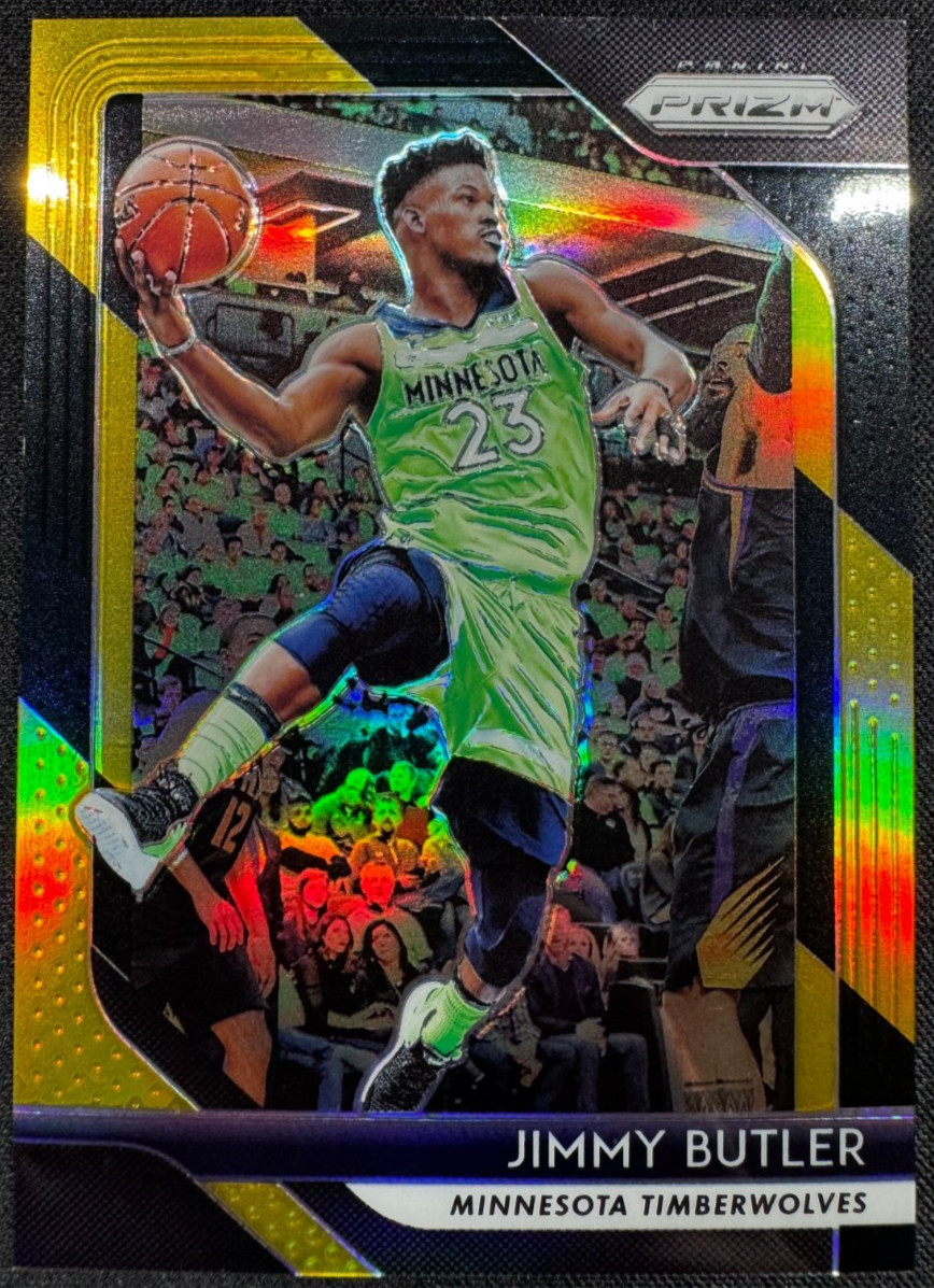 2018-19 Prizm #67 Jimmy Butler Black Gold Prizm 2/5 - Timberwolves