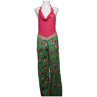 Fioroni Collection, Jumpsuit, Größe: M, Grün/Pink/Mehrfarbig, Baumwolle #7JD