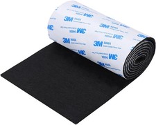 Felt Furniture Pads, Non Slip Self Adhesive Cuttable Felt Tape Black Heavy Duty