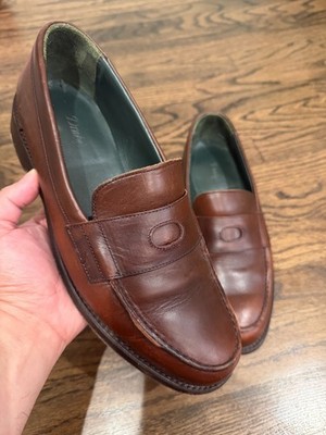   Drakes Drake's London Brown Calf Charles Penny Loafer 9 UK 10 US