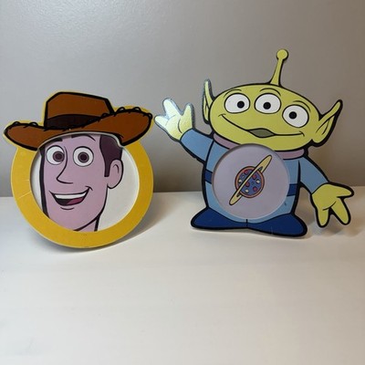 Toy Story Woody und Alien Dunelm Bilderrahmen Disney Pixar Holz mit Ständer
