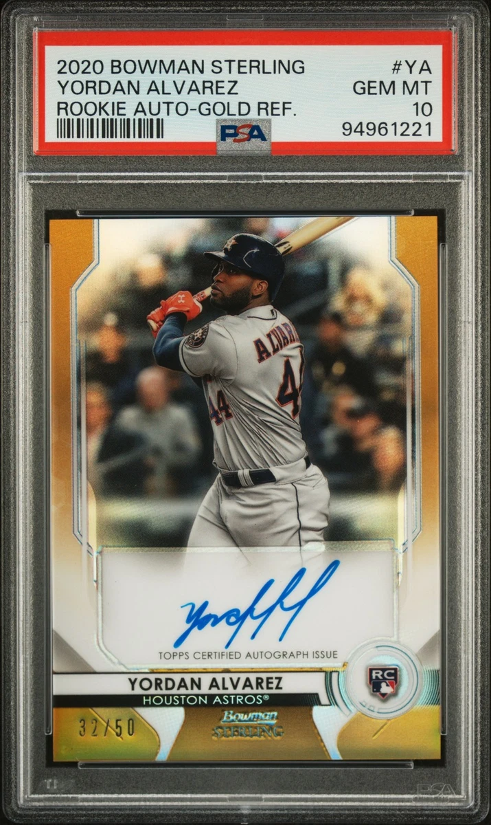 Topps Yordan Alvarez Baseball 2020 Season Sports Trading Cards