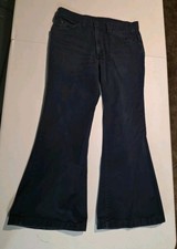 Vintage Levi  s White Tab Flare Bell Bottom Jeans 32x33 USA Made