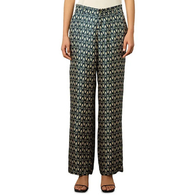 $425 GERARD DAREL Chanael Flowy Silk Print Pants NWT/sz 36= US sz 4