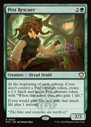 Pest Rescuer #42 (Rare) Commander: Secrets of Strixhaven
