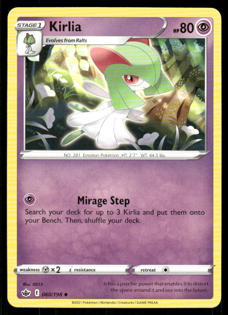 Kirlia 060/198 - Chilling Reign - Uncommon NM
