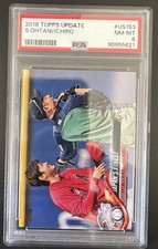 2018 Topps Update Shohei Ohtani Ichiro Suzuki Japan's Finest Rookie PSA 8 #US153