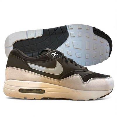 Nike Air Max 1 Essential Black/Dove Grey Womens Size 12/Mens 10.5 599820 012 NEW