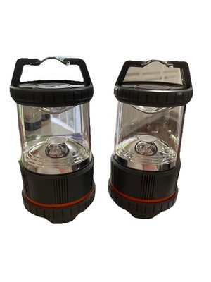 Two Ozark Trails OUTDOOR LIGHTS Camping Emergency Lantern Lighting 7'' Tall