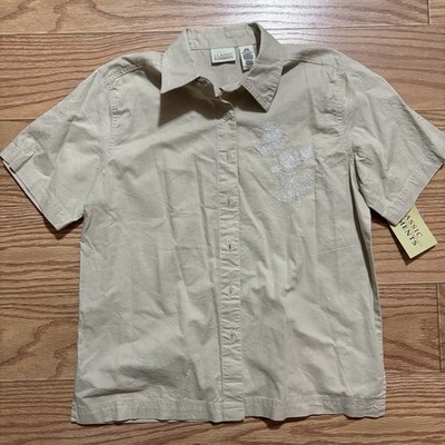 Vintage NEW NWT Classic Elements Button Up Women s Shirt Medium