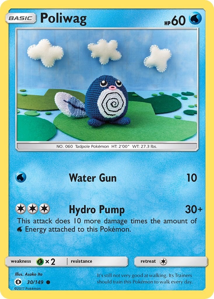 Poliwag 30/149 SM Base Set