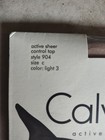 Calvin Klein Active Sheer Pantyhose Size C Control Top Style 904 light 3 — photo 2