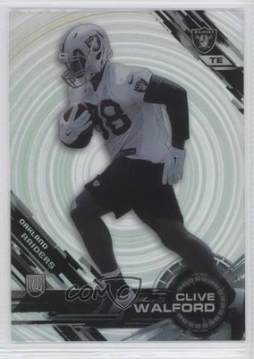 2015 Topps High Tek Pattern 2 Spiral/Dots Clive Walford #67 Rookie RC 6c1