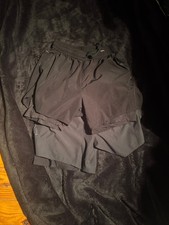 Fashion Men's 2-in-1 Athletic Running Shorts with Liner 2 pairs