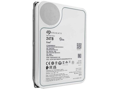Seagate Exos ST24000NM001C 24TB CMR 7200RPM SATA6Gb/s 3.5'' Enterprise Hard Drive