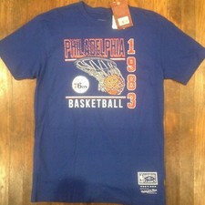 Mitchell ness throwback hardwood classics NBA 1983 Philadelphia 76ers royal