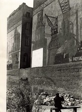 Soviet Nowa Huta Mural 1949 Press Photo 6x8 Krakow Poland Steelworks   *P104b