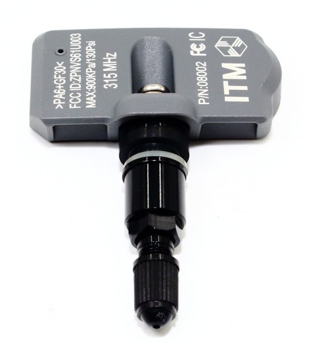 4 315mhz TPMS Tire Pressure Sensors Chevrolet Colorado Gloss Black Valve Stems - Picture 3 of 4