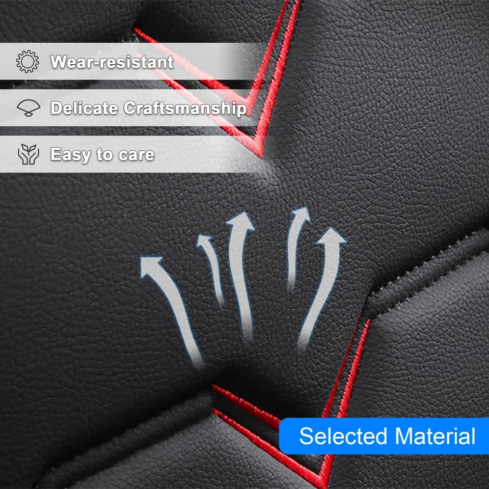 Juego completo de 5 fundas de asiento de coche con 4 almohadas Fit Mercedes Benz GLE GLC  Foto 4 de 4