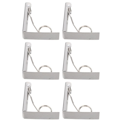 6 Pcs Tablecloth Jacket Set Stainless Steel Clips Outdoor Picnic