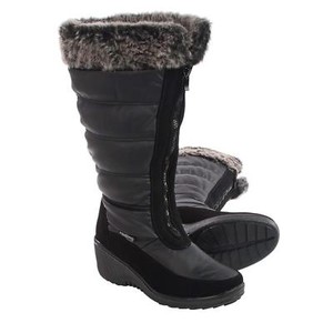 wide calf snow boots womens