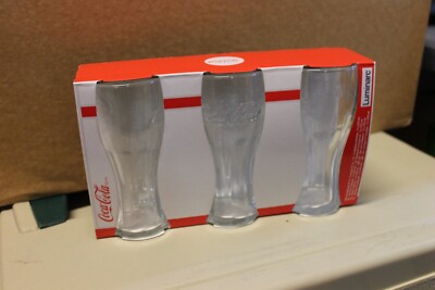 gs8# Luminarc Coca-Cola Gläser 3er-Set 370 ml