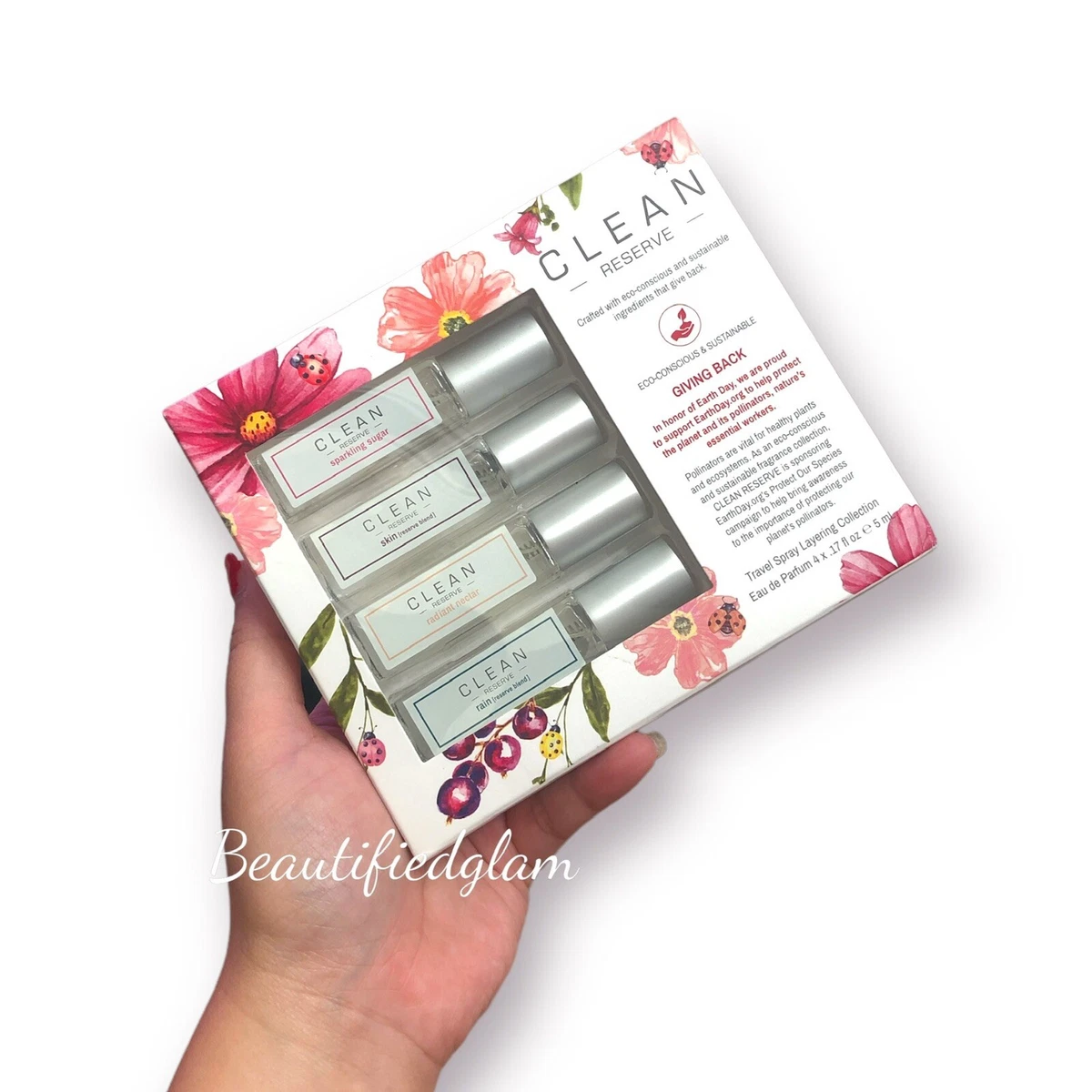 CLEAN RESERVE Mini by Clean Reserve 4PC Travel Set 0.17oz 5ml each NEW