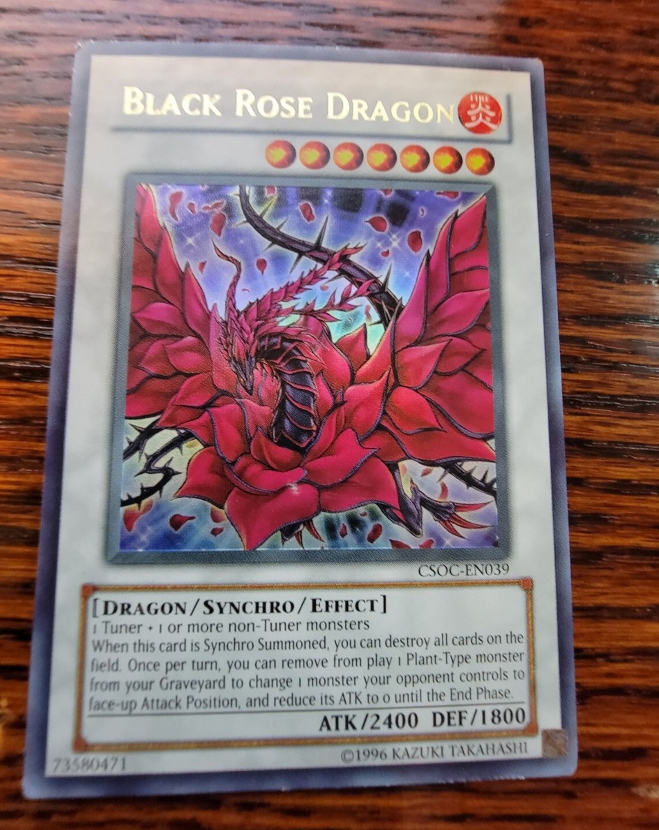 Yugioh Black Rose Dragon CSOC-EN039 Ultra Rare Unlimited Edition 