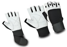 Gym Fitness Handschuhe Gewichthebehandschuh Leder gepolstert Training MMA UFC Training