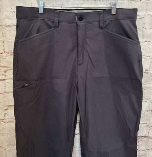 Orvis Pants Mens 38 x 30 Gray Tech Performance Outdoor Hiking Camping Stretch - Picture 2 of 5