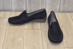 gabor navy loafers