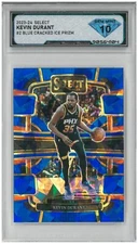 2023-24 Panini Select KEVIN DURANT #2 Blue Cracked Ice 💎 DSG 10 Gem Mint
