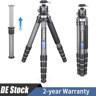 INNOREL KT405C Compact Carbon Fiber Camera Tripod 5 Sections for Digital DSLR