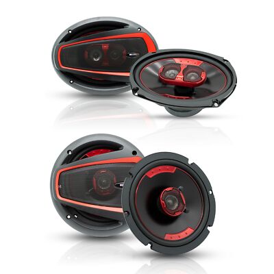 MB Quart XK2-116S 6.5'' 240W & XK2-169 6x9'' 300W Speaker Bundle - 2-Way Car Audio
