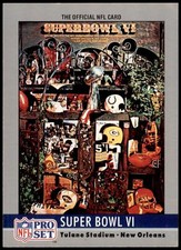 Super Bowl VI #6 1990 Pro Set Super Bowl Collectibles