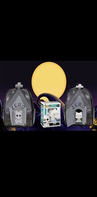 Loungefly NYCC The Nightmare Before Christmas Zero Pop! and Mini Backpack Bundle NYCC Bundle Exclusive The Nightmare Before Christmas Zero  main image 4