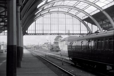 FOTO BR British Railways Bahnhofsszene - BATH GREEN PARK 1962 2