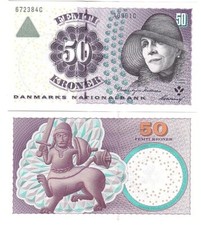 Denmark - 50 Kroner 1999 UNC Pick 55a(1) Lemberg-Zp