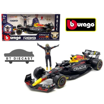 BBURAGO F 1 RED BULL RB19 2023 1/24 with MAX FIGURE #1 MAX