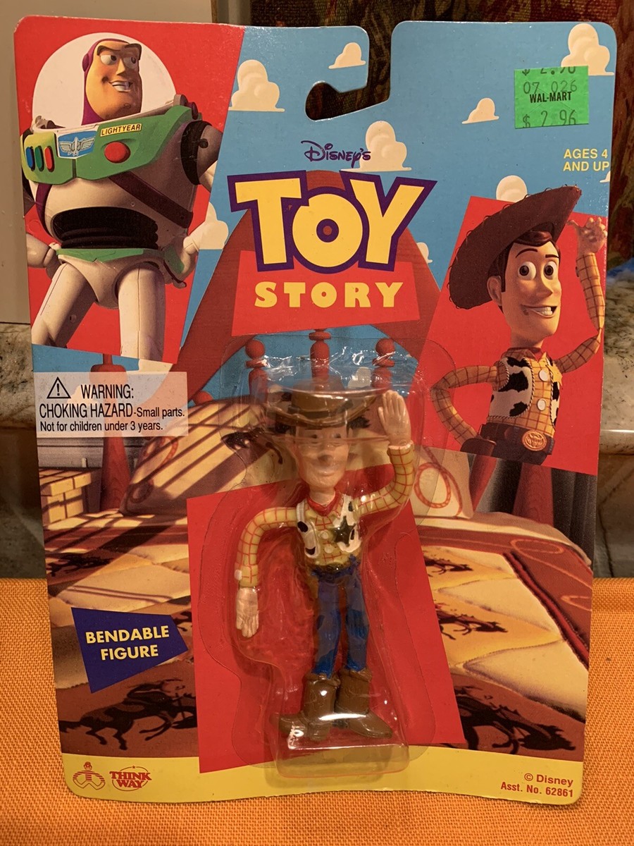 PIXARトイストーリー ウッディ フィギュア 1995年製 think way PIXARトイストーリー ウッディ フィギュア 1995年製 think way