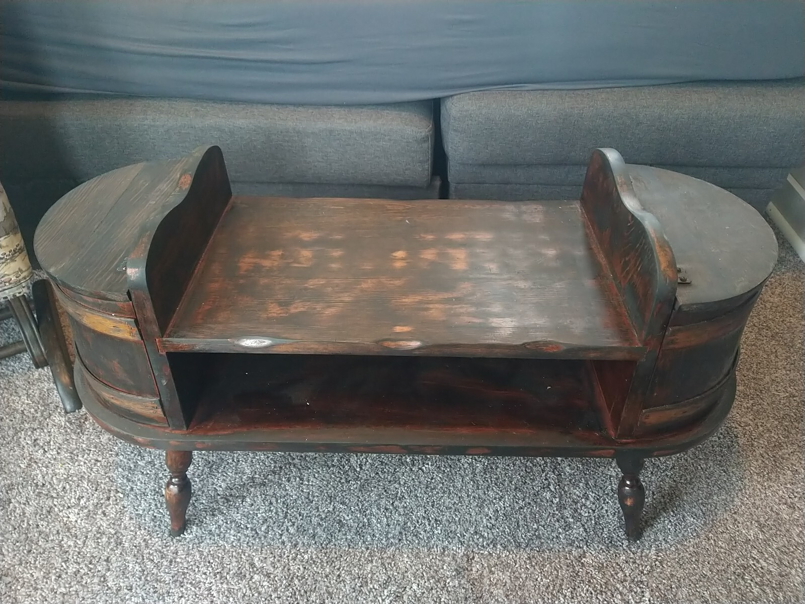 Antique Primitive Wooden Country Rustic Farmhouse Algoma 2692 eBay