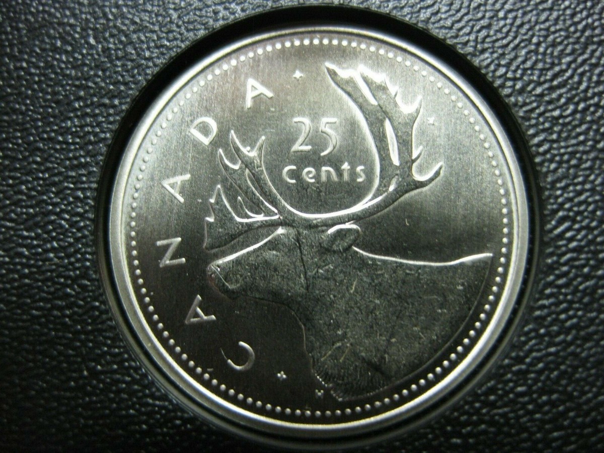 2002 Canadian Specimen Quarter ($0.25) **Key Date** Double-Date