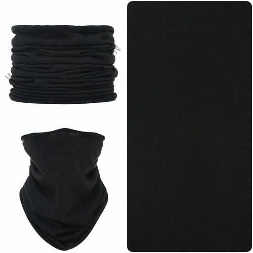 Tube Seamless Neck Warmer Tube Scarf Biker Ski Snood Balaclava Bandana FaceCover - Picture 3 of 193