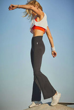 NEW Free People Movement Good Karma Flare Leggings Black XS/S-M/L 98 FF-076