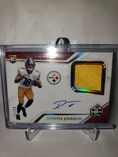 Diontae Johnson #/49📈SSP Rookie Patch On-Card Auto 2019 Limited Steelers