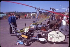 Bensen B-8 Gyroplane Experimental Aircraft 1960s 35mm Slide N5916 Original