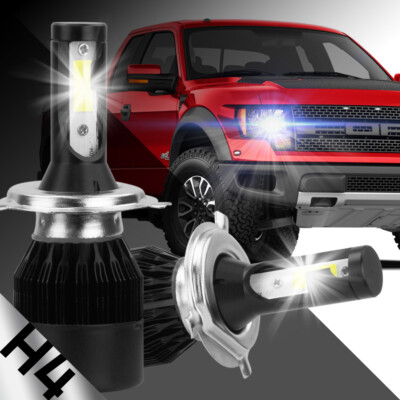 CREE COB H4 HB2 9003 1500W 225000LM LED Headlight Kit Hi/Lo Power Bulbs 6000K