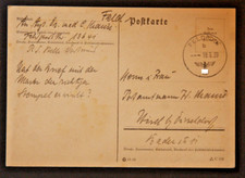 DR Poczta Polowa II. Karta WK Polska - Hösel 18.9.39 wczesna poczta polowa treść!!! (32-51)