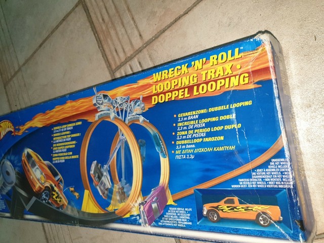 hot wheels roto revolution pista mega looping infernal
