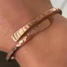 1 Pc Pure Copper Bangles, Women Bracelet Bangle, Healing Bangles, Hammered